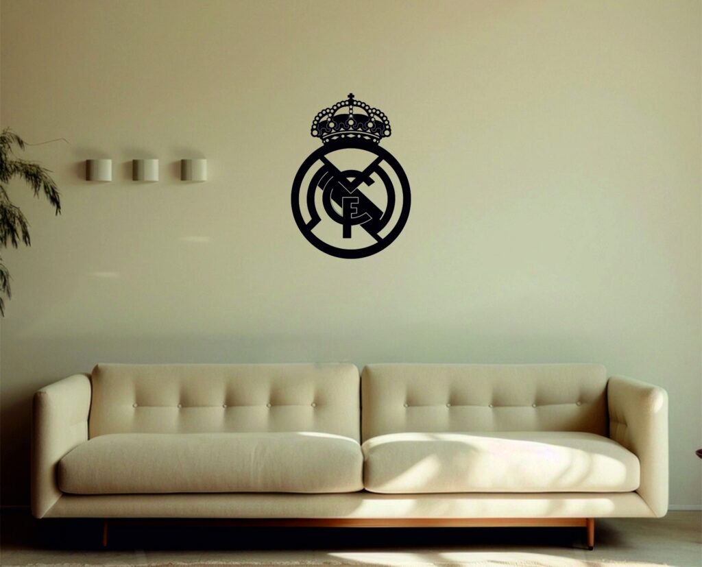 FONDO1SF Cuadro Real Madrid – 1 pieza, 30 × 30 cm